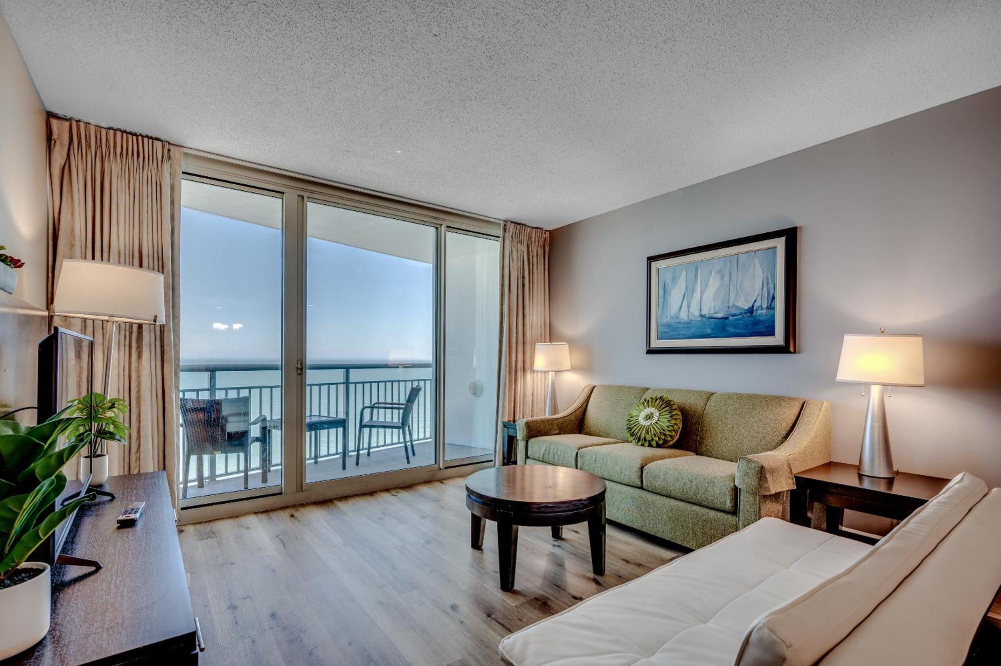 Stunning Oceanfront King Suite On 18Th Floor Centrally Located マートルビーチ エクステリア 写真